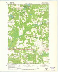 Download a high-resolution, GPS-compatible USGS topo map for Shevlin, MN (1971 edition)