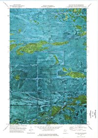preview thumbnail of historical topo map of Lake of the Woods County, MN in 1974