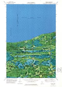 Download a high-resolution, GPS-compatible USGS topo map for Shotley, MN (1976 edition)
