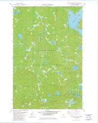 Download a high-resolution, GPS-compatible USGS topo map for Silver Island Lake, MN (1982 edition)