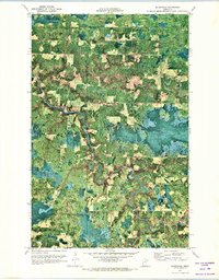 preview thumbnail of historical topo map of St. Louis County, MN in 1970