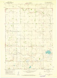1960 Map of Dickinson County, IA, 1962 Print