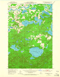 Download a high-resolution, GPS-compatible USGS topo map for Siseebakwet Lake, MN (1965 edition)