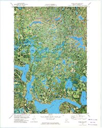 Download a high-resolution, GPS-compatible USGS topo map for Skunk Lake, MN (1974 edition)