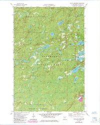 Download a high-resolution, GPS-compatible USGS topo map for Slate Lake West, MN (1985 edition)