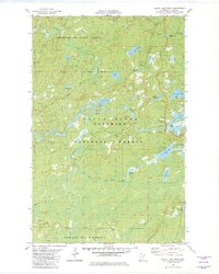 Download a high-resolution, GPS-compatible USGS topo map for Slate Lake West, MN (1982 edition)