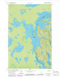 Download a high-resolution, GPS-compatible USGS topo map for Snow Bay, MN (1987 edition)