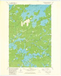 Download a high-resolution, GPS-compatible USGS topo map for Snowbank Lake, MN (1981 edition)