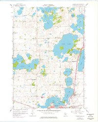 Download a high-resolution, GPS-compatible USGS topo map for Solomon Lake, MN (1977 edition)