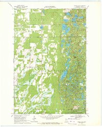 Download a high-resolution, GPS-compatible USGS topo map for Spider Lake, MN (1972 edition)