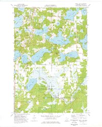 preview thumbnail of historical topo map of Aitkin County, MN in 1973