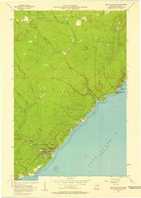 Download a high-resolution, GPS-compatible USGS topo map for Split Rock Point, MN (1958 edition)