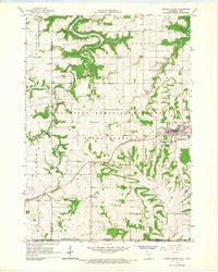 Download a high-resolution, GPS-compatible USGS topo map for Spring Grove, MN (1966 edition)