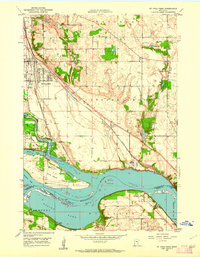 1950 Map of St Paul Park, 1962 Print
