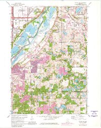 Download a high-resolution, GPS-compatible USGS topo map for St Paul SW, MN (1981 edition)