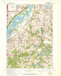 Download a high-resolution, GPS-compatible USGS topo map for St Paul SW, MN (1969 edition)