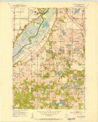 Download a high-resolution, GPS-compatible USGS topo map for St Paul SW, MN (1953 edition)