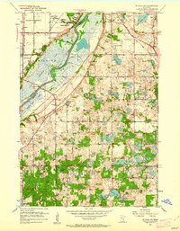preview thumbnail of historical topo map of Dakota County, MN in 1951