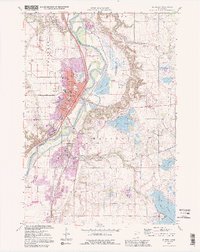 Download a high-resolution, GPS-compatible USGS topo map for St Peter, MN (1995 edition)