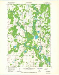 preview thumbnail of historical topo map of Wadena County, MN in 1966