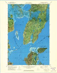Download a high-resolution, GPS-compatible USGS topo map for Steamboat Bay, MN (1974 edition)