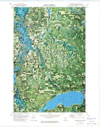 Download a high-resolution, GPS-compatible USGS topo map for Steamboat Lake, MN (1974 edition)
