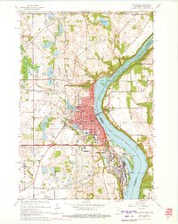 preview thumbnail of historical topo map of Stillwater, MN in 1967