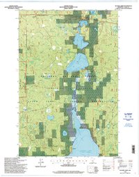 Download a high-resolution, GPS-compatible USGS topo map for Sucker Lakes, MN (1998 edition)