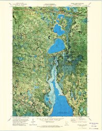 Download a high-resolution, GPS-compatible USGS topo map for Sucker Lakes, MN (1974 edition)