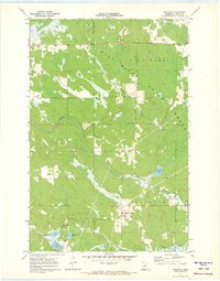 preview thumbnail of historical topo map of Aitkin County, MN in 1971
