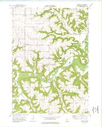 Download a high-resolution, GPS-compatible USGS topo map for Theilman, MN (1976 edition)