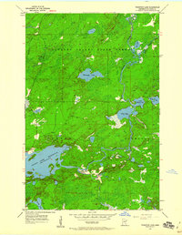 Download a high-resolution, GPS-compatible USGS topo map for Thompson Lake, MN (1960 edition)