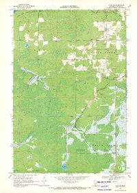 Download a high-resolution, GPS-compatible USGS topo map for Thor NE, MN (1971 edition)