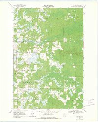preview thumbnail of historical topo map of Aitkin County, MN in 1969