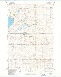Download a high-resolution, GPS-compatible USGS topo map for Thorpe, MN (1983 edition)