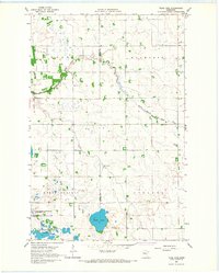 preview thumbnail of historical topo map of Becker County, MN in 1966