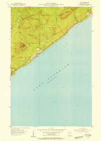 Download a high-resolution, GPS-compatible USGS topo map for Tofte, MN (1957 edition)
