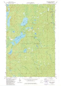 preview thumbnail of historical topo map of Cook County, MN in 1981
