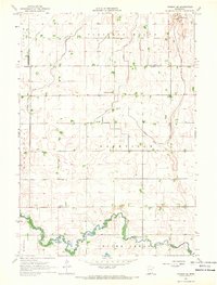 Download a high-resolution, GPS-compatible USGS topo map for Truman SE, MN (1968 edition)