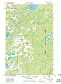 Download a high-resolution, GPS-compatible USGS topo map for Turpela Lake, MN (1985 edition)