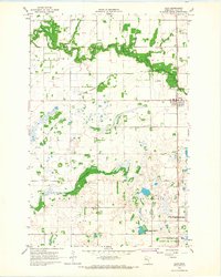 Download a high-resolution, GPS-compatible USGS topo map for Ulen, MN (1967 edition)