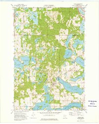preview thumbnail of historical topo map of Vergas, MN in 1973