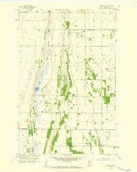 Download a high-resolution, GPS-compatible USGS topo map for Viking SW, MN (1960 edition)