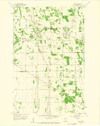 1959 Map of Viking, MN, 1960 Print