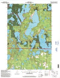 Download a high-resolution, GPS-compatible USGS topo map for Wabana Lake, MN (1998 edition)