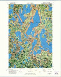 Download a high-resolution, GPS-compatible USGS topo map for Wabana Lake, MN (1973 edition)