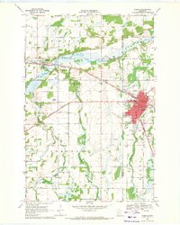 1969 Map of Wadena, 1971 Print