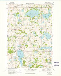 Download a high-resolution, GPS-compatible USGS topo map for Wall Lake, MN (1975 edition)