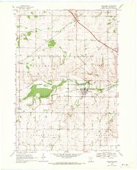 Download a high-resolution, GPS-compatible USGS topo map for Wanamingo, MN (1970 edition)