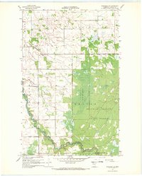 Download a high-resolution, GPS-compatible USGS topo map for Wannaska NE, MN (1969 edition)